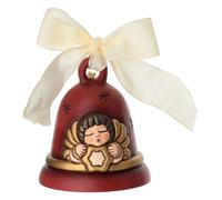 Holyart Anges de Noël et Objets décoratifs: Clochette Thun Édition Limitée 2024 avec Ange en céramique Rouge