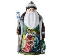 Holyart Anges de Noël et Objets décoratifs: Père Noël 21 cm en Bois