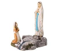 Holyart Apparition Bernadette Notre-Dame de Lourdes 10 cm résine colorée