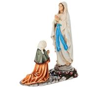 Holyart Apparition Notre-Dame de Lourdes à Bernadette 20 cm Statue résine