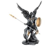 Holyart Archange Raphaël en Armure Bouclier Lance résine 35 cm Veronese Design