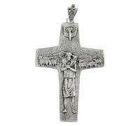 Holyart Articles évêques : croix pape François argent 925