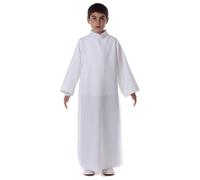 Holyart Aubes Communion, Profession de Foi: Aube Communion Tissu Blanc Opaque in Primis, 130 cm (51 inc.)