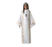 Holyart Aubes Communion, Profession de Foi: Aube Communion Unisex Bord Or, 135 cm (53 inc.)