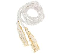 Holyart Aubes Communion, Profession de Foi: Cordon d'aube franciscain Première Communion avec Gland Blanc Or 2 m