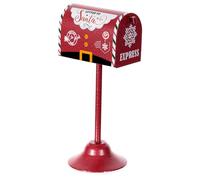 Holyart Boîte aux Lettres Rouge du Père Noël 30x15x15 cm