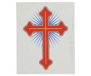 Holyart Bougies, cierges, chandelles: Cierge Pascal: décalcomanie croix glorieuse