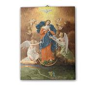 Holyart Cadre sur Toile Notre-Dame Qui défait Les Noeuds 25x20 cm