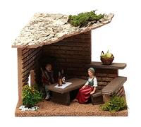 Holyart Cave Agriculteurs 15x20x15 cm pour crèche 9-10 cm