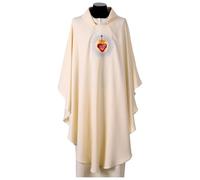 Holyart Chasuble Broderie Sacré-Coeur Fil Or