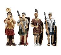 Holyart Crèche de Pâques: Quatre santons de Soldats Romains 10 cm
