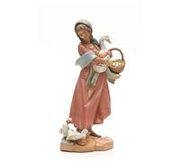 Holyart Crèche Fontanini: Bergère avec oies crèche Fontanini 30 cm