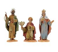 Holyart Crèche Fontanini: Rois Mages à Pied crèche Fontanini 10 cm