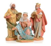 Holyart Crèche Fontanini: Trois Rois Mages crèche 9,5 cm Fontanini