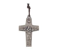Holyart Croix Pape François 4x2,6 cm avec Corde