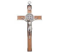 Holyart Croix Saint Benoît zamac incrusté, 12 cm (4.73 inc.)