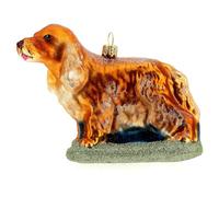 Holyart Décorations Sapin Verre soufflé: Décoration Verre soufflé pour Sapin Noël Chien Cocker