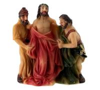 Holyart Déshabillage de Jésus 5 cm Crèche de Pâques résine Peinte