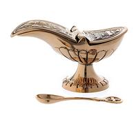 Holyart Encensoirs et navettes: Navette avec cuillère en Laiton doré