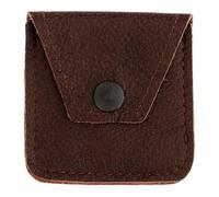 Holyart Etui à Chapelet Cuir véritable Marron Bouton Pression