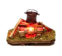Holyart Fours et Feux crèche: Feu de Camp avec fumée 4,5V 4x7x5 cm