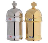Holyart Huiles saintes et sets baptême: Ampoule huile pour Saint Chrême mod. Vintage, Or