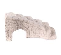 Holyart Maisons, milieux, ateliers, puits: Escalier avec Arcade 15x10x10 cm crèche 8-12 cm
