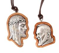 Holyart Médaille Jésus, Padre Pio, Jésus