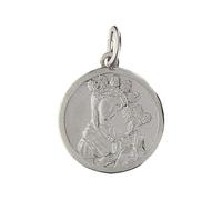 Holyart Médaille Sainte Catherine de Sienne Argent 925 rhodié 10 mm