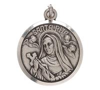 Holyart Médaille Sainte Rita 2 cm en Argent 800