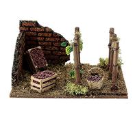 Holyart Mousse végétale, Lichens, Arbres, Pavages: Décor Vigne 20x15x10 cm crèche 8 cm