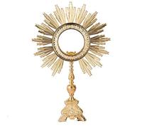 Holyart Obstensori, Teche, Reliquiaires Métal : Obstensorio Baroque Ostie Concelebration