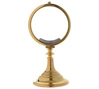 Holyart Obstensori, Teche, Reliquiaires Métal : Teck Hostia Magna Laiton Doré h28 cm