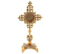 Holyart Ostensoirs, Reliquaires en métal: Reliquaire ajouré Laiton doré 20 cm