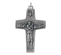 Holyart Pendentif croix: Croix Bon Pasteur en zamak 7x5 cm