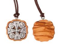 Holyart Pendentif croix: Médaille, croix et saint esprit