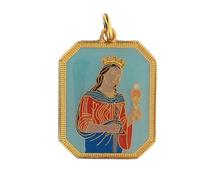 Holyart Pendentif médaille zamak Sainte Barbe