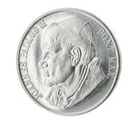 Holyart Pièce de Monnaie Pape Jean-Paul II 34 mm