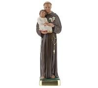 Holyart Saint Antoine de Padoue plâtre 25 cm Peint à la Main Arte Barsanti