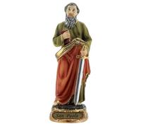 Holyart Saint Paul Livre épée Statue résine 12 cm
