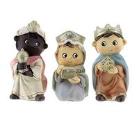 Holyart Santons crèche: Rois Mages Gamme Enfant résine 10 cm