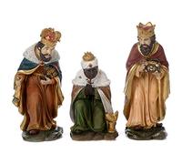 Holyart Santons crèche: Trois Rois Mages résine Peinte 60 cm