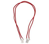 Holyart Scapulaire Notre-Dame du Mont-Carmel Corde Rouge Argent 925