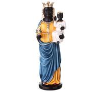 Holyart Statue Notre-Dame d'Oropa Peinte en résine 40 cm