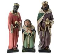Holyart Statues Arte Barsanti 3 Rois Mages plâtre Peint à la Main crèche 40 cm