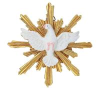 Holyart Statues en résine et PVC: Colombe du Saint-Esprit 12 cm en résine Peinte