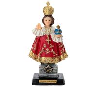 Holyart Statues en résine et PVC: Enfant Jésus de Prague 14 cm résine Peinte