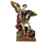Holyart Statues en résine et PVC: Saint Michel Statue 15 cm en résine