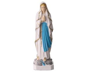 Holyart Statues en résine et PVC: Statue de Notre-Dame de Lourdes en PVC coloré de 12 cm