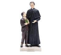 Holyart Statues en résine et PVC: Statue Don Bosco et D. Savio 30 cm résine